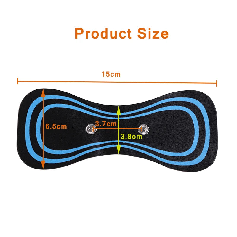 Tens Massager Electrode Pads for Neck Massager Gel Patch Accessories Trainer Exerciser Replacement Muscle Stimulator Sticker