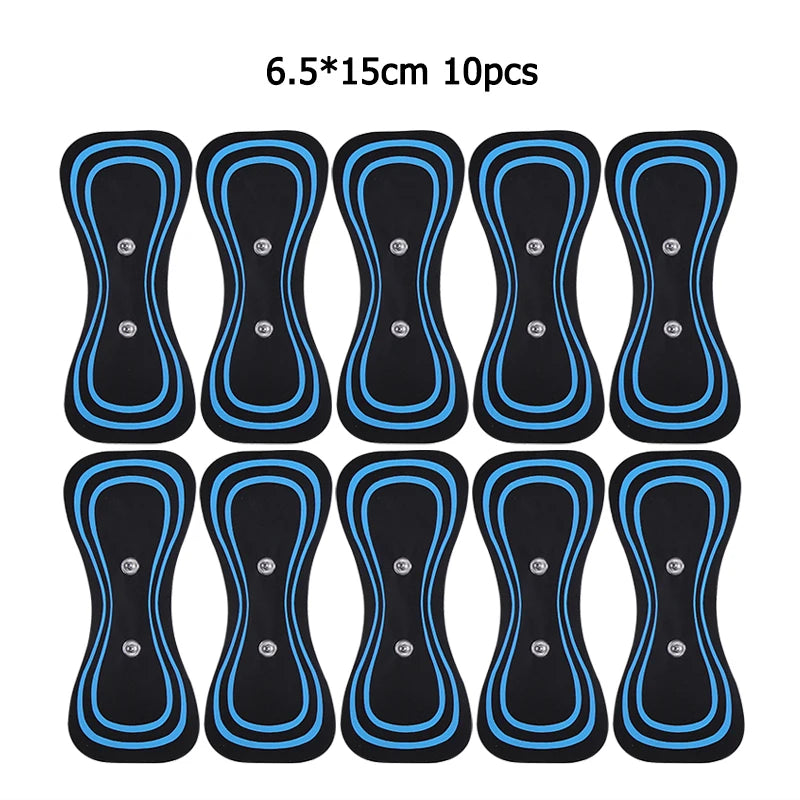 Tens Massager Electrode Pads for Neck Massager Gel Patch Accessories Trainer Exerciser Replacement Muscle Stimulator Sticker