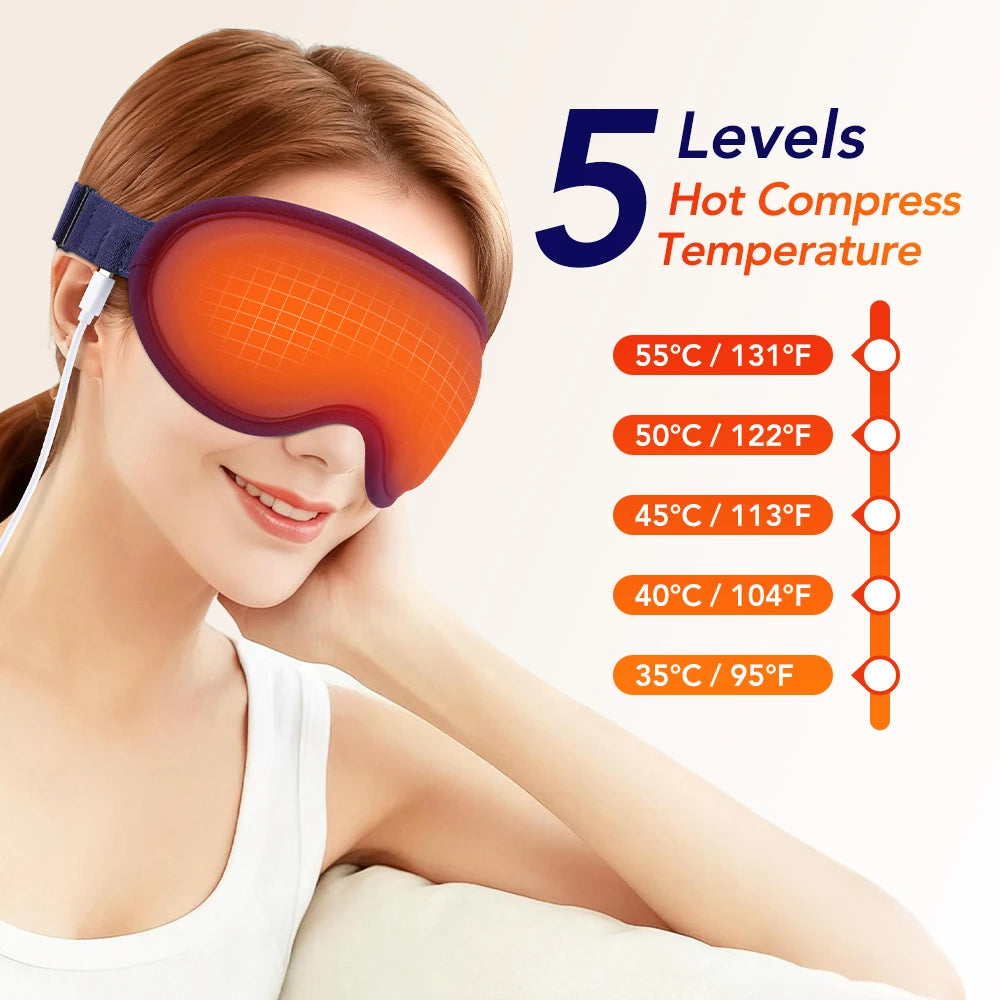 VisionReset™ — Intelligent Eye Massager with Warm Compress
