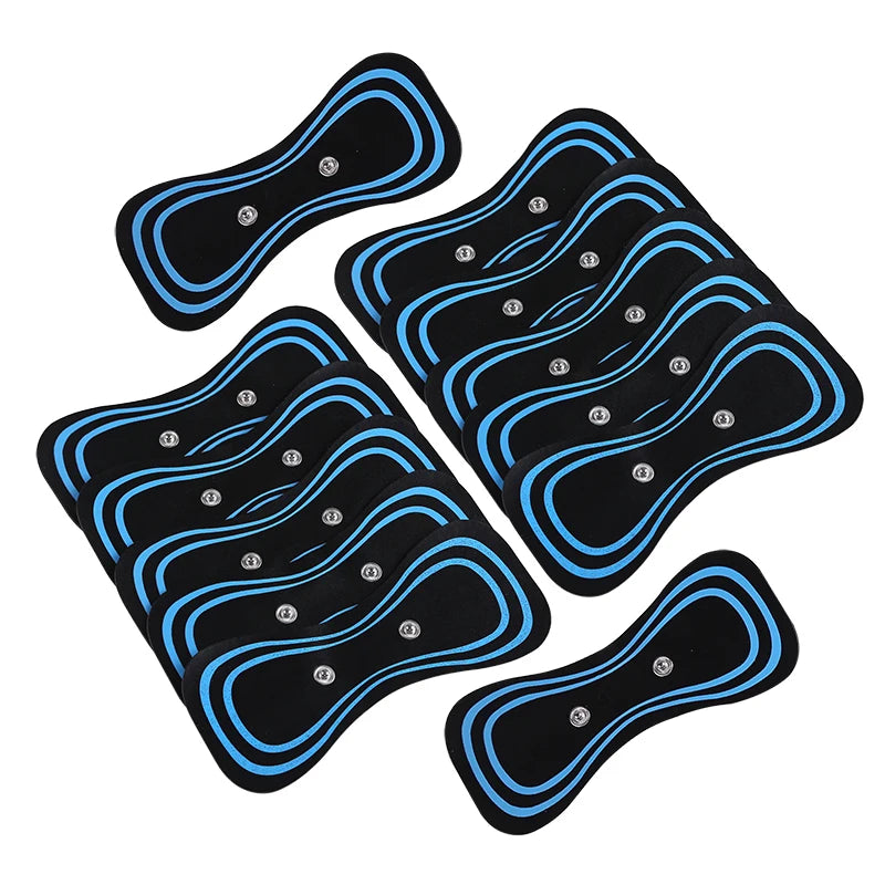 Tens Massager Electrode Pads for Neck Massager Gel Patch Accessories Trainer Exerciser Replacement Muscle Stimulator Sticker